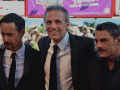 Marco Leonardi, Peppino Mazzotta e Fabrizio Ferracane, Venezia 2014. Credits Valentina Zanaga